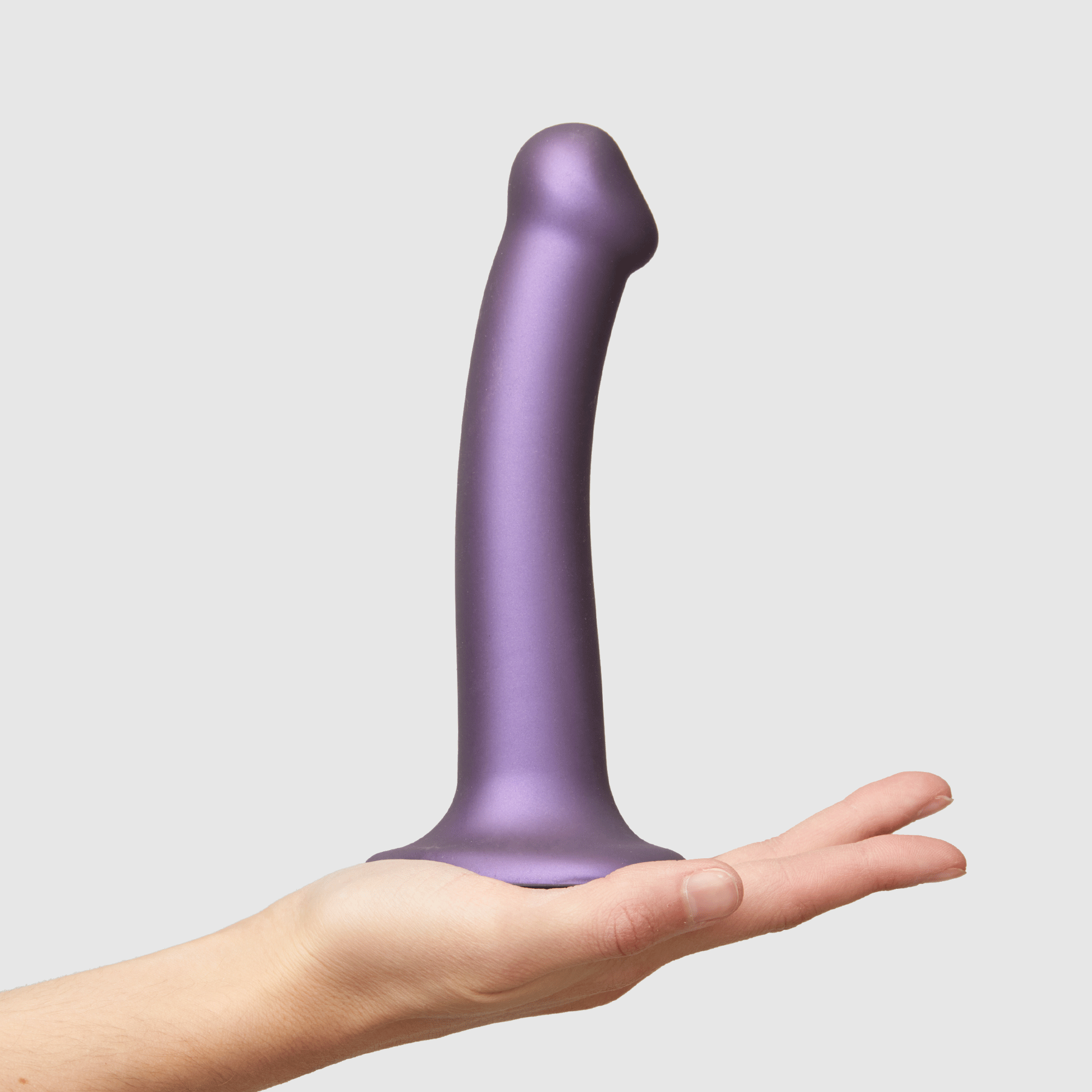 Dildos mit einfacher Dichte Metallic Shine - Lila